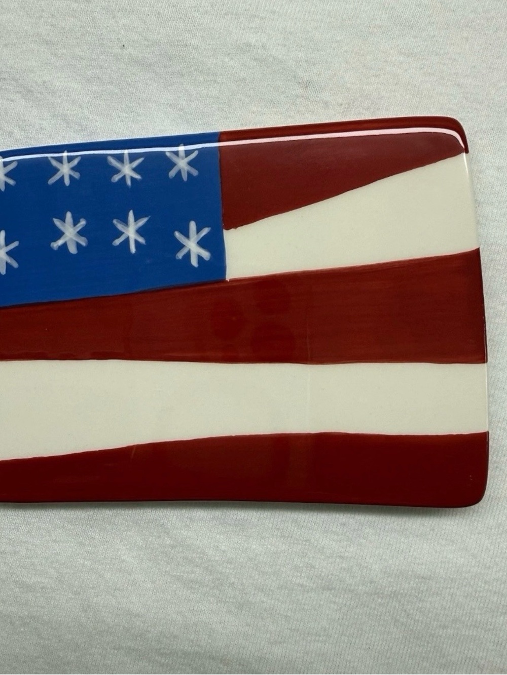 Coton colors happy everything mini attachment patriotic Flag- red , White & Blue